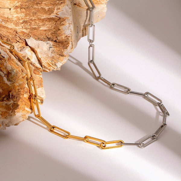 Two Tone Chain Necklace