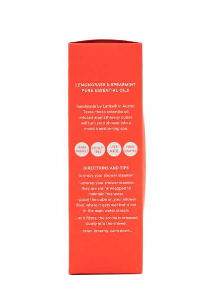 Shower Steamer 🟥Lemongrass & Spearmint Energy Boost