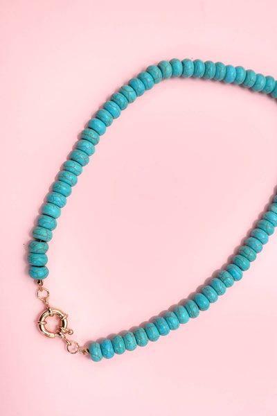 Turquoise Beaded Necklace