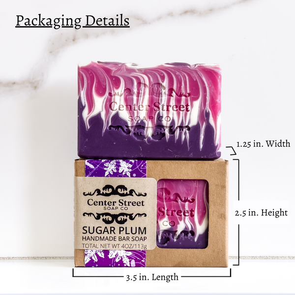 Sugar Plum Christmas Handmade Soap Bar