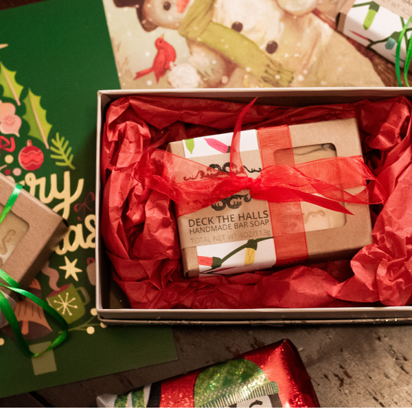 Deck the Halls Cinnamon Handmade Soap Bar