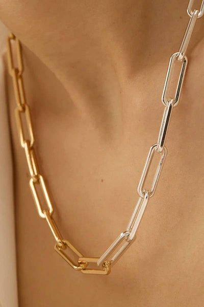 Two Tone Chain Necklace