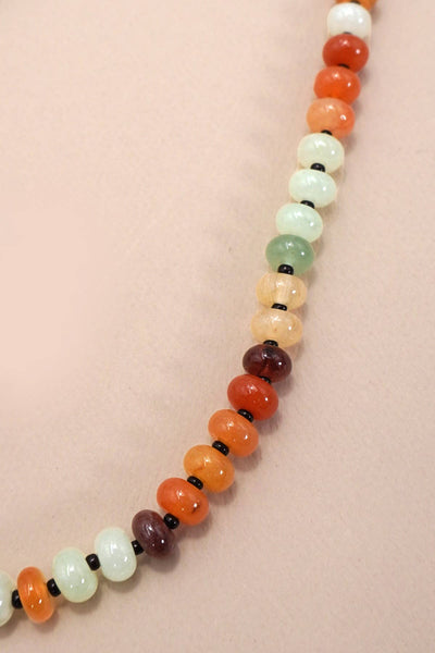Terra Glass Bead Necklace