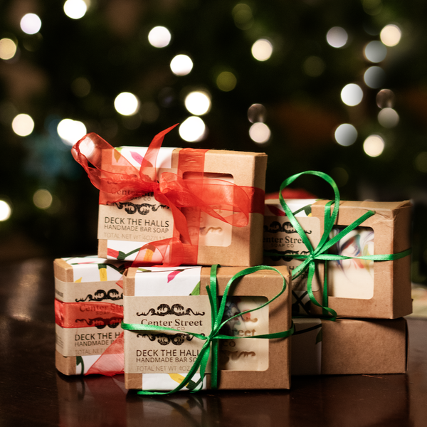 Deck the Halls Cinnamon Handmade Soap Bar