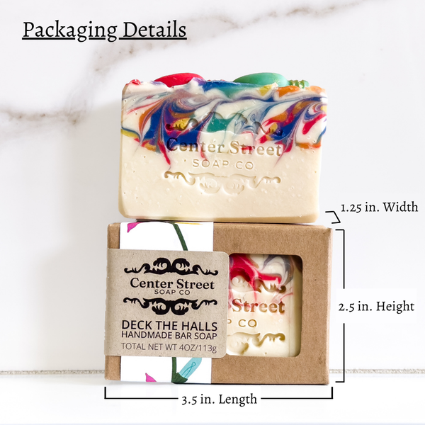 Deck the Halls Cinnamon Handmade Soap Bar
