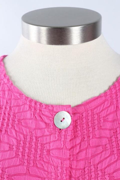 Sunburst Knit Swing Jacket