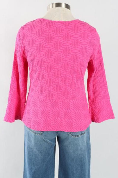 Sunburst Knit Swing Jacket