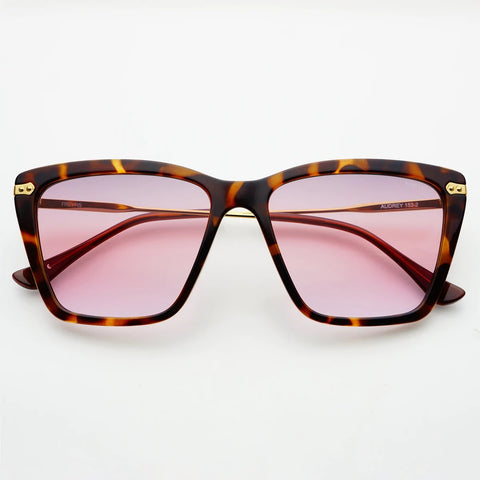 Audrey Tortoise Pink Sunglasses