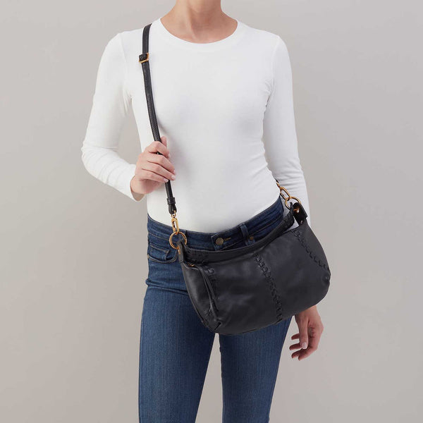 HOBO Opal Mini Shoulder Bag in Black