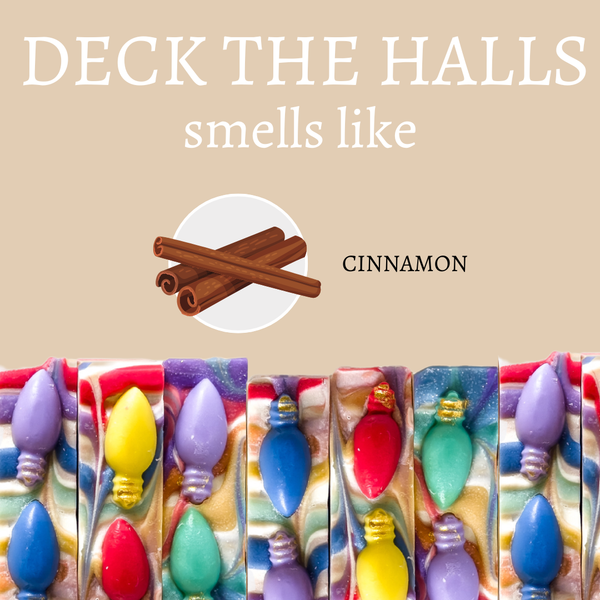 Deck the Halls Cinnamon Handmade Soap Bar