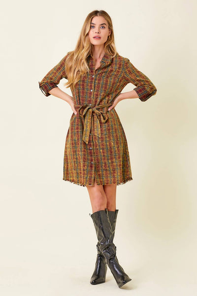 Autumn Plaid Dress (Pre-order arriving September 19)