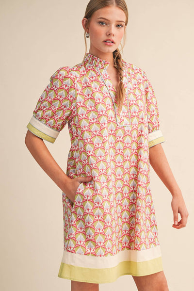 Peggy Vintage Print Dress Arriving January 29th