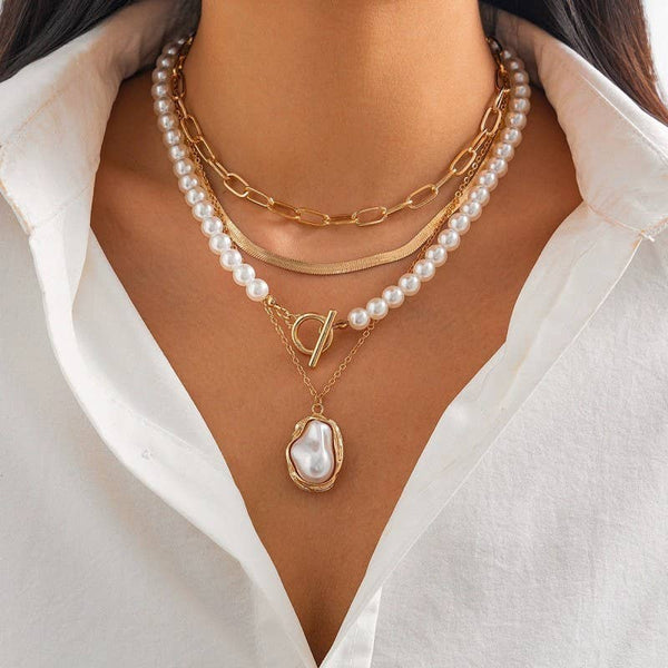 Pearl Multi-Layer Necklace