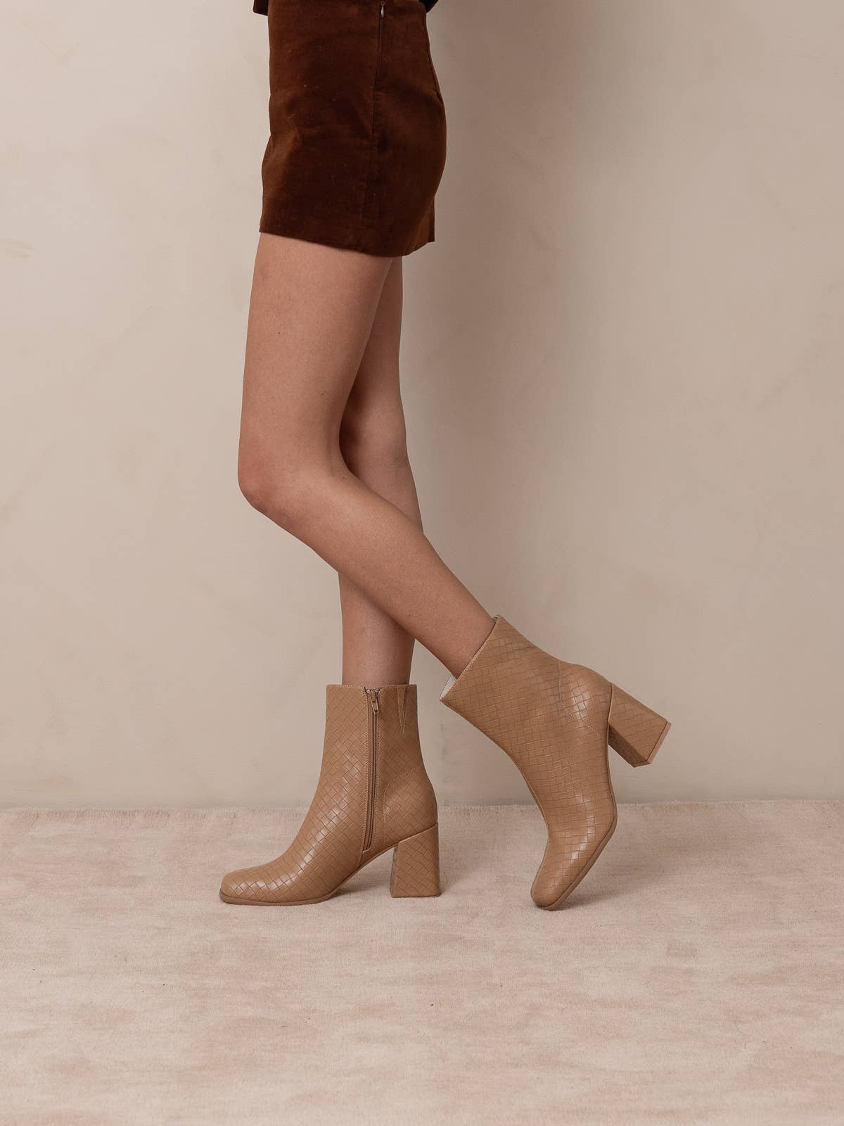 The Demi | Camel Ankle Boot