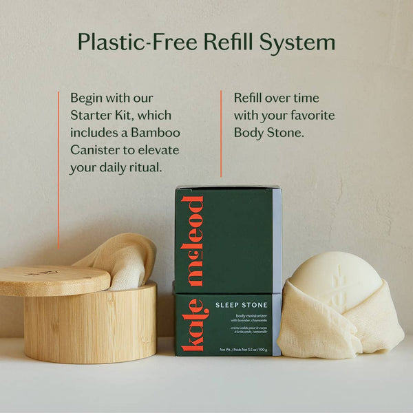 Kate McLeod - Sleep Stone | Deep Moisturizing Lotion Bar: Starter Kit