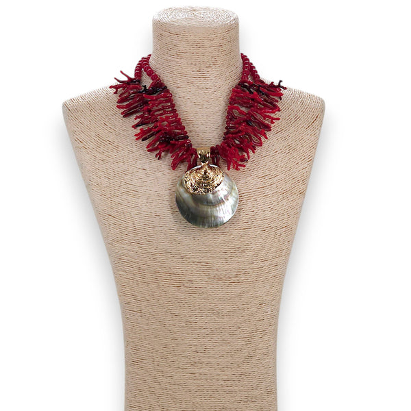 Majorca Red Coral Necklace