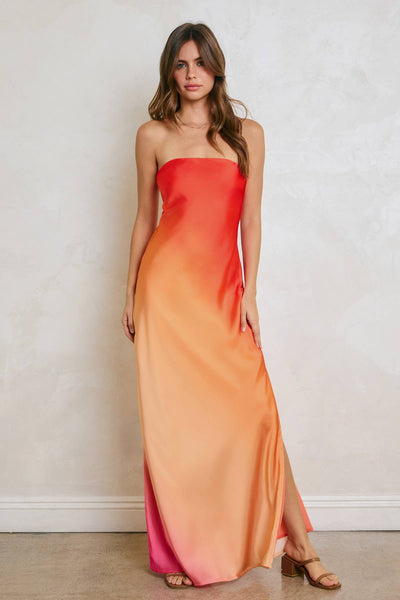 Hibiscus Cosmo Strapless Dress Arriving Monday