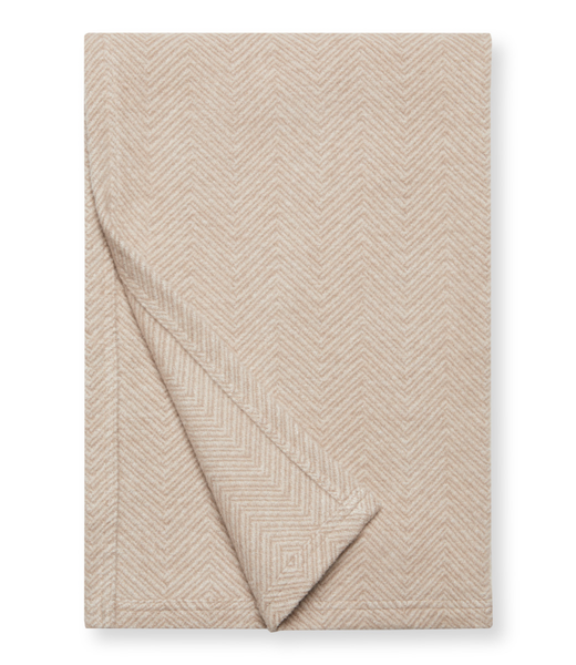 Bayside Herringbone Shawl - Wheat