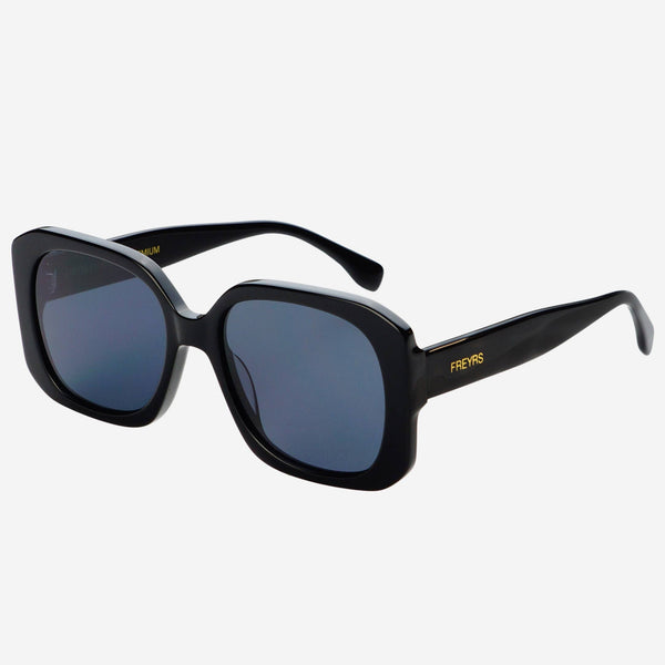 FREYRS Eyewear - Vivian Acetate Womens Octagonal Sunglasses : Black