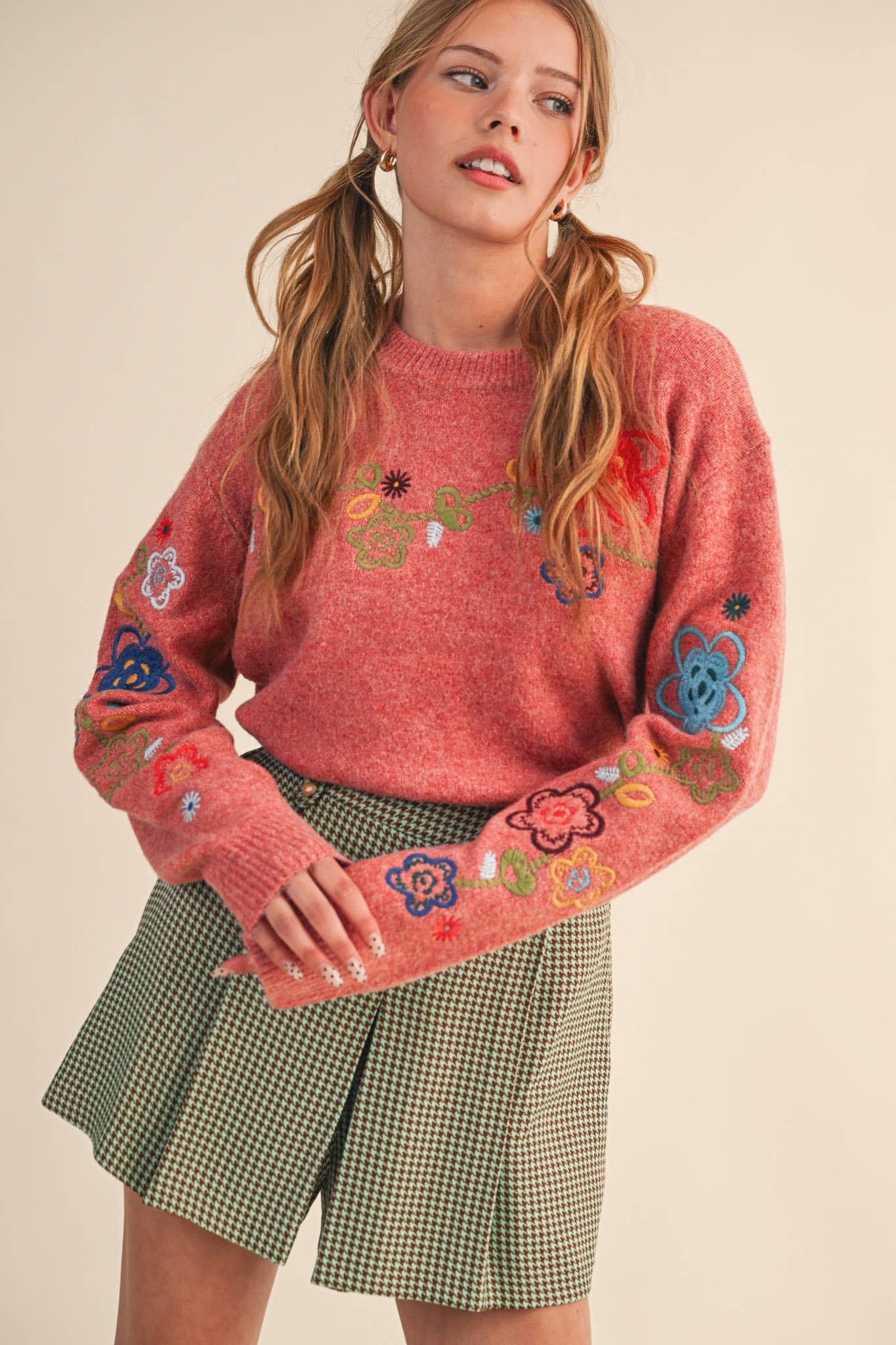 Audrey Embroidered Sweater