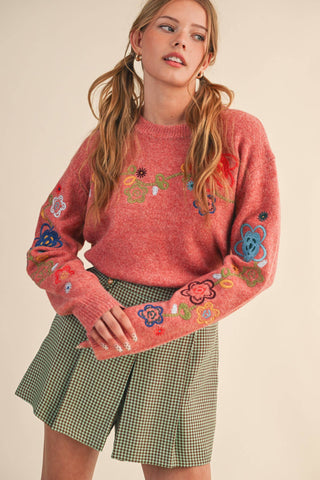 Audrey Embroidered Sweater
