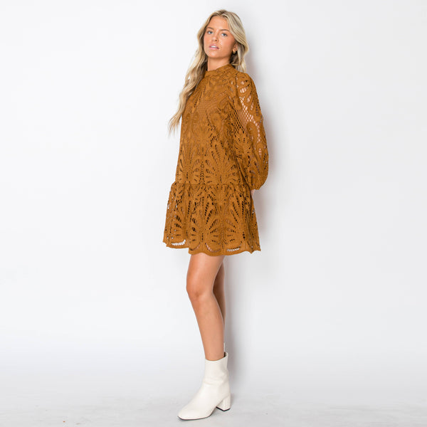 Damask Lace Dress