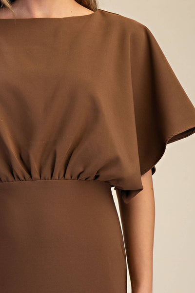 Gilded Goddess Midi Dress