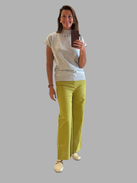 Lime Straight Leg Pants