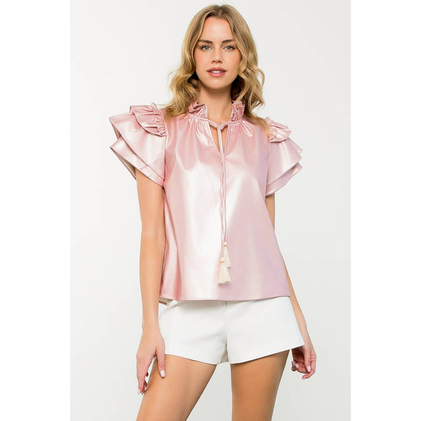 Butterfly Kisses Pink Top