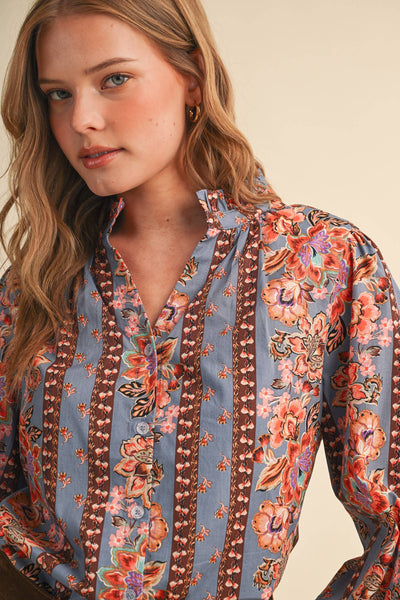 Dallas Floral Blouse