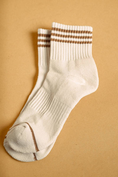 Brown Stripe Ankle Socks Arriving Wednesday