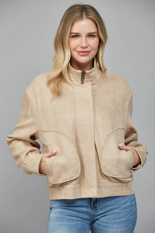 Sueded Moto Jacket