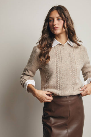 Emma Taupe Sweater