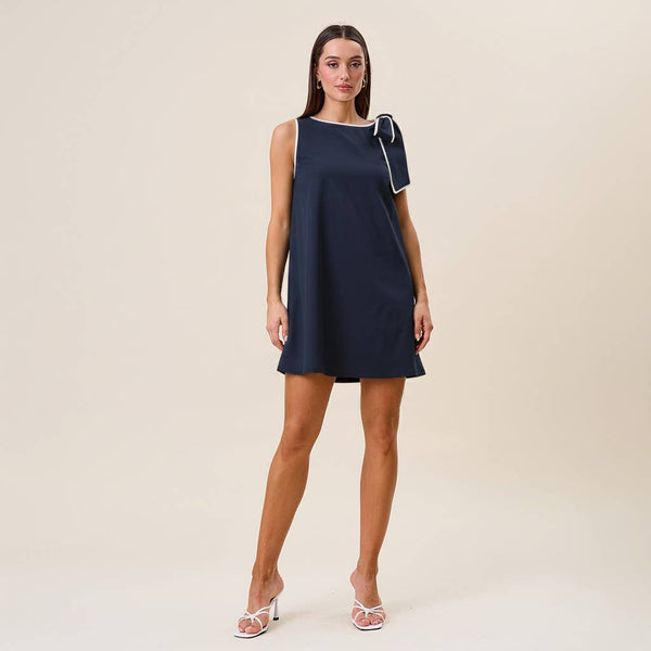 Eloise Shift Dress Navy