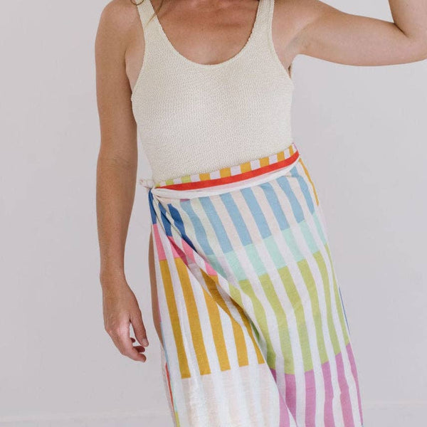 Sunshine Tienda Rainbow Stripe Sarong