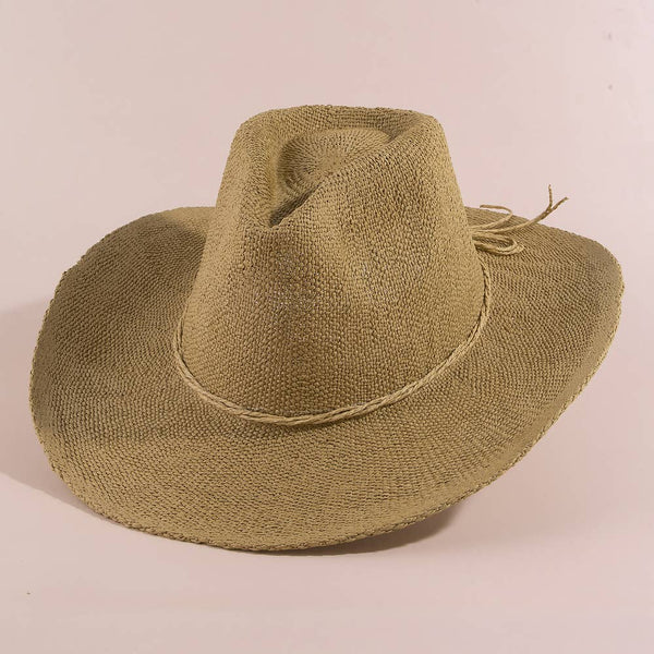 Braided Cord Band Cowboy Hat KA