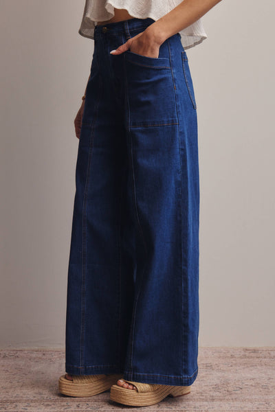 Cobalt Wide Leg Jean Arriving Friday