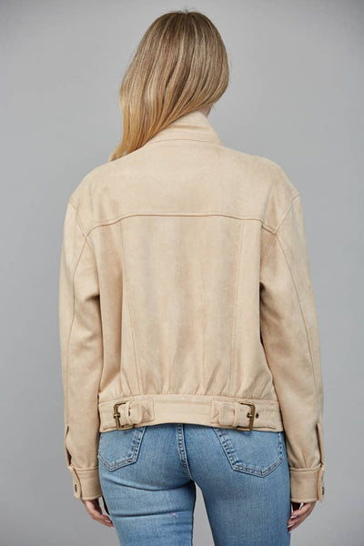 Sueded Moto Jacket