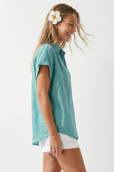 Avery Shore Popover Aqua