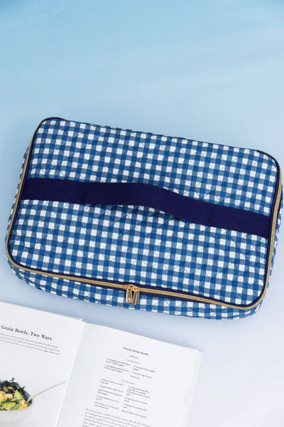 Draper James Casserole Carrier, Riviera Blue Gingham