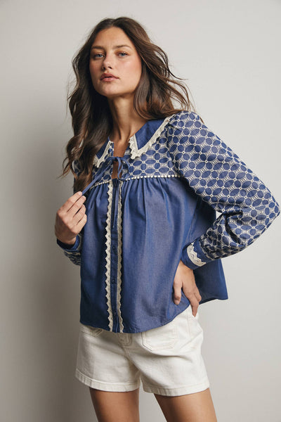 Jolene Denim Blouse