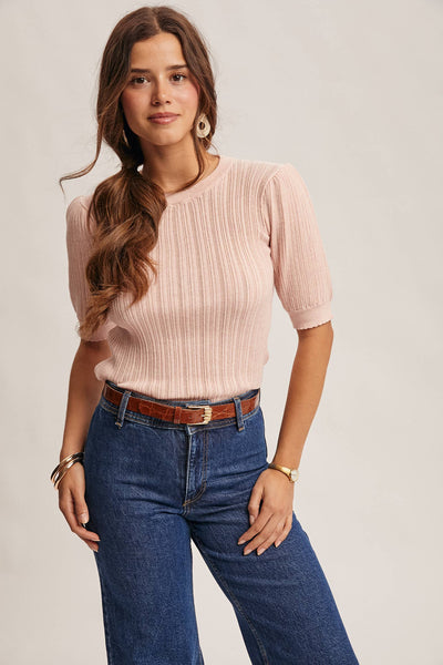 Daisy Pointelle Top