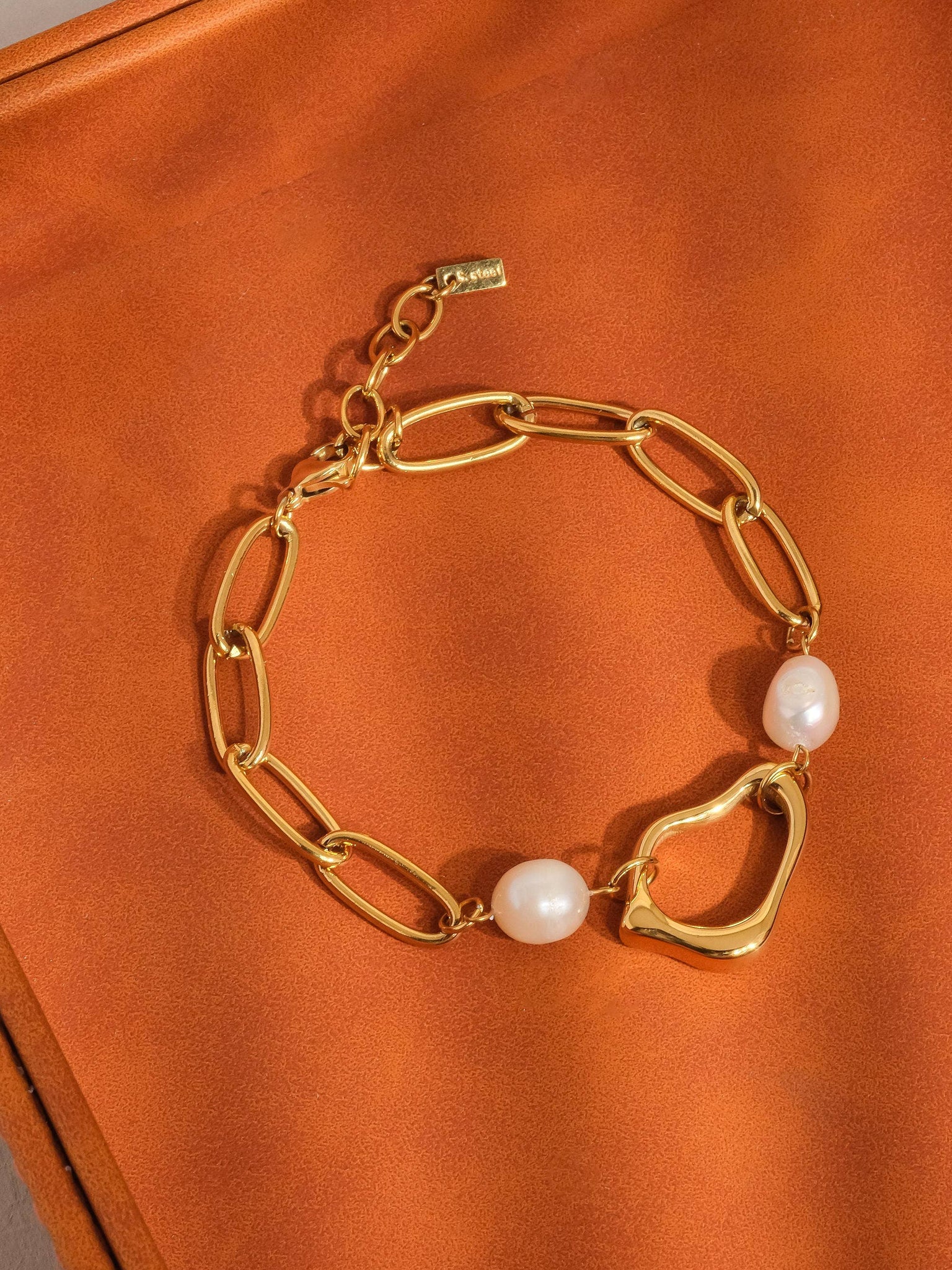 Katia Non-Tarnish Classic Pearl Chain Bracelet