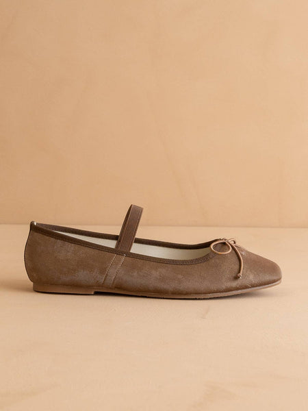The London | Coffee Ballet Flat