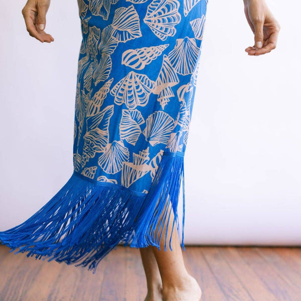 Sunshine Tienda Mermaid Ruby Fringe Sarong