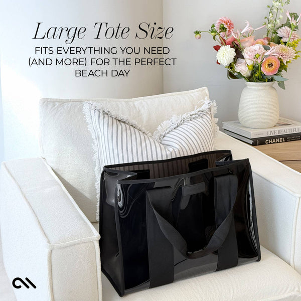 Case-Mate Midnight Black Jelly Tote Bag