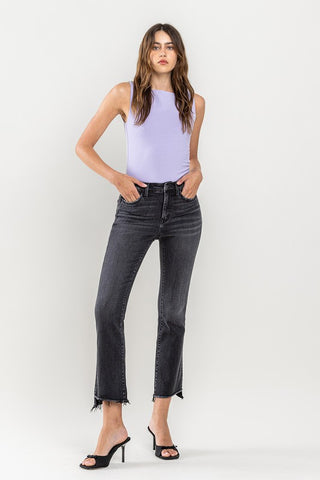 Righteous Crop Flare Jeans