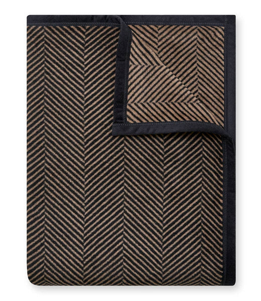 ChappyWrap - Harborview Herringbone Black Walnut Blanket: Original