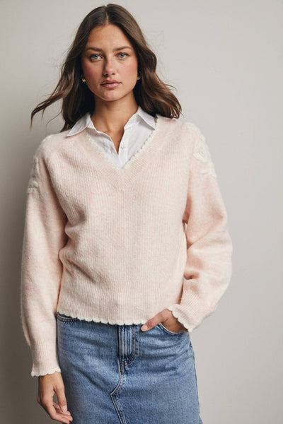 Calliope Scalloped Sweater