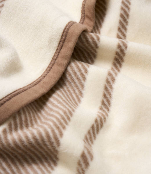 ChappyWrap - Dockside Stripe Sepia Blanket: Original